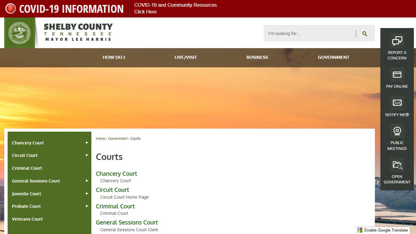 Courts | Shelby County, TN - Official Website